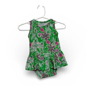 Gigi and Max Baby Girl Safari Romper Bamboo Size 3 Months‎